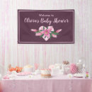 Search for purple baby shower banners Baby girl