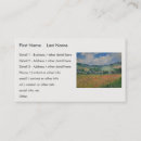 Search for impressionism business cards Vintage