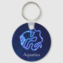 Search for aquarius zodiac sign key rings Water bearer