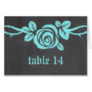 Search for aqua table table cards Rose
