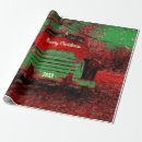 Search for bright red wrapping paper Retro
