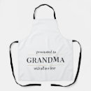 Search for new grandma aprons Promoted to grandma