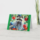 Search for raccoon christmas cards Snow