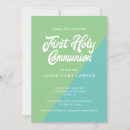 Search for traditional first communion invitations Boy