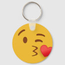 Search for emojis key rings Kiss