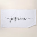 Search for bridal party beach towels Calligraphy