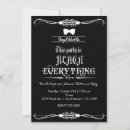 Search for black tie invitations Party