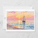 Search for sunset sailing postcards Sea