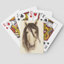 Search for horse playing cards Black and white