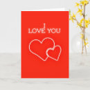 Search for romance simple cards I love you