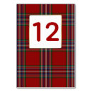 Search for scottish wedding table cards Tartan