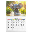 Search for cute animal cartoon calendars Children