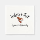 Search for seafood napkins Seafood dinner party