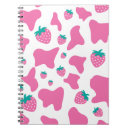 Search for kawaii strawberry notebooks Pattern