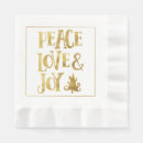 Search for joy of christmas napkins Gold