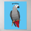 Search for grey parrot posters Cute