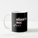 Search for naughty and nice mugs Santa