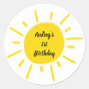Search for bright yellow sun stickers Sunny