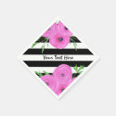 Search for black floral napkins Pink flowers