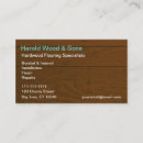 Search for hardwood floors business cards Construction