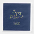 Search for retirement party napkins Chic