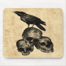 Search for crows mousepads Skull