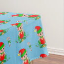 Search for elf christmas tablecloths Elves