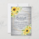 Search for sunflower hens party invitations Bachelorette