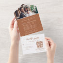 Search for boho terracotta wedding invitations Modern elegant