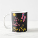Search for life is better flip flops mugs Ocean
