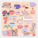 Search for books and tea stickers For her