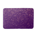 Search for purple glitter bath mats Gold