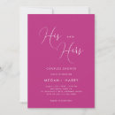 Search for magenta bridal shower invitations Minimal