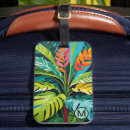 Search for tropical luggage tags Colourful