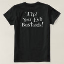 Search for tip your bartender tshirts Server