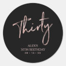 Search for 30 stickers Black