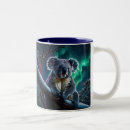 Search for koala lovers mugs Koala and gum leaves