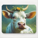 Search for cute cows mousepads Flowers