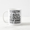 Search for coins mugs Collecting hobby
