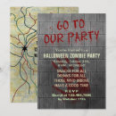 Search for undead halloween invitations Scary halloween party