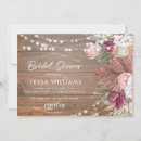 Search for wood bridal shower invitations Farmhouse