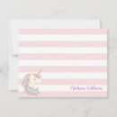 Search for fantasy note cards Unicorn