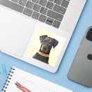 Search for black doberman stickers Black and rust