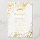 Search for rose gold and white birthday invitations Floral