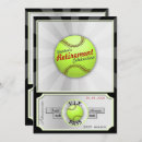 Search for softball party invitations Ticket