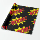 Search for comic book wrapping paper Yellow