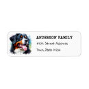 Search for dog owner return address labels Watercolor