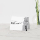 Search for gothic bridal party proposal cards Modern