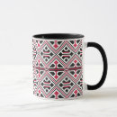 Search for red cross mugs Pattern