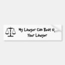Search for lawyer bumper stickers Attorney
